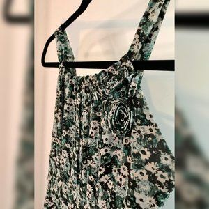 Green Floral Dress